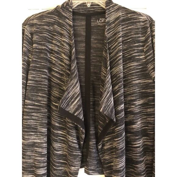 Loft black/white open cardigan - Picture 2 of 4